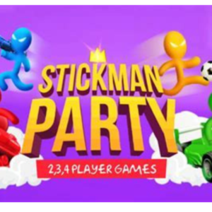 Build a Crowd: Stickman Games promotional image featuring stickman gameplay, math puzzles, and obstacle challenges."